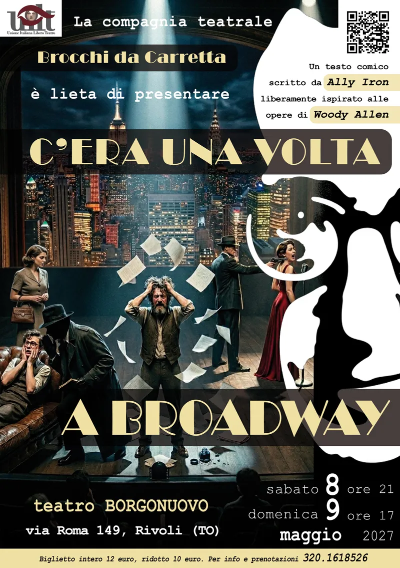 Teatro - Sabato 8 Maggio 2027 ore 21:00 - Domenica 9 Maggio ore 17:00 // Ingresso € 12