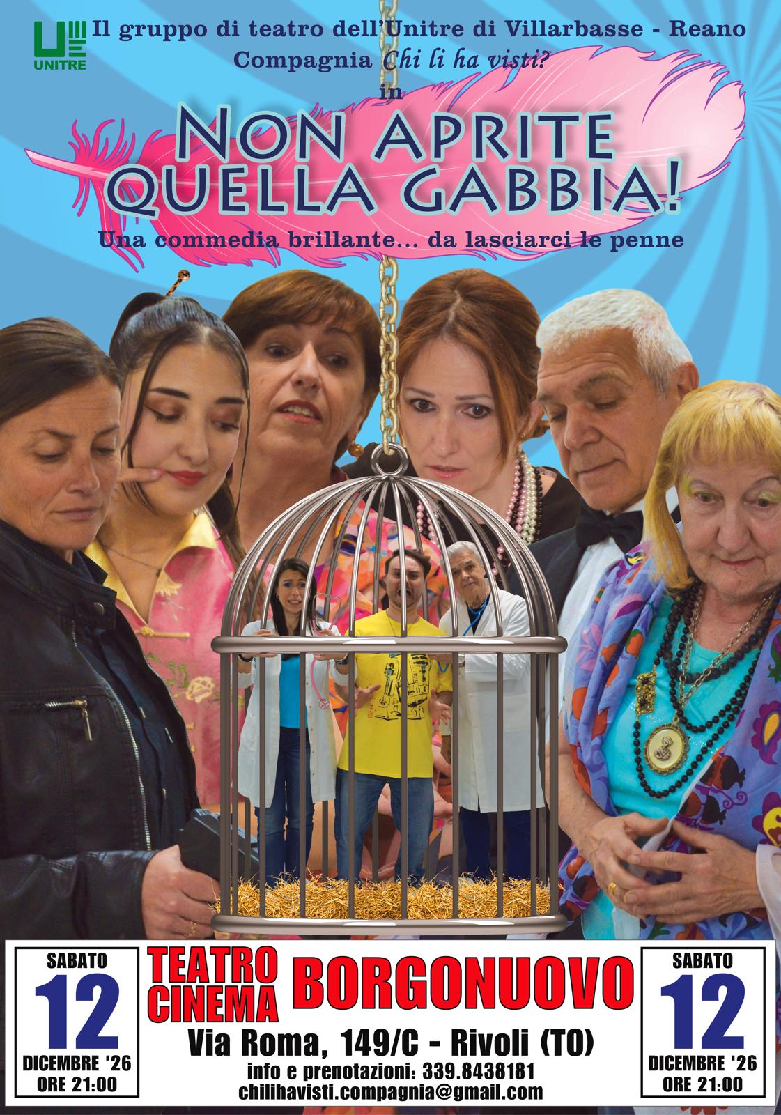 Teatro // Sabato 12 Dicembre ore 21:00 // Biglietto unico € 10